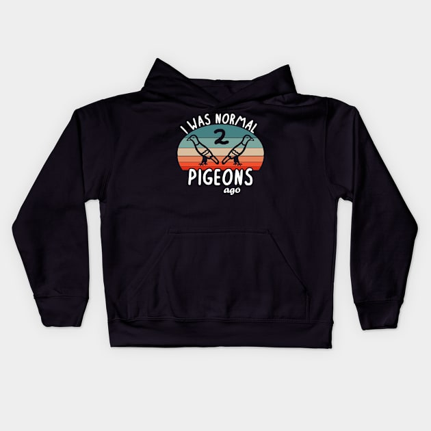 Normal Pigeon Post Carrier Pigeon Hobby Merch Gift Kids Hoodie by FindYourFavouriteDesign